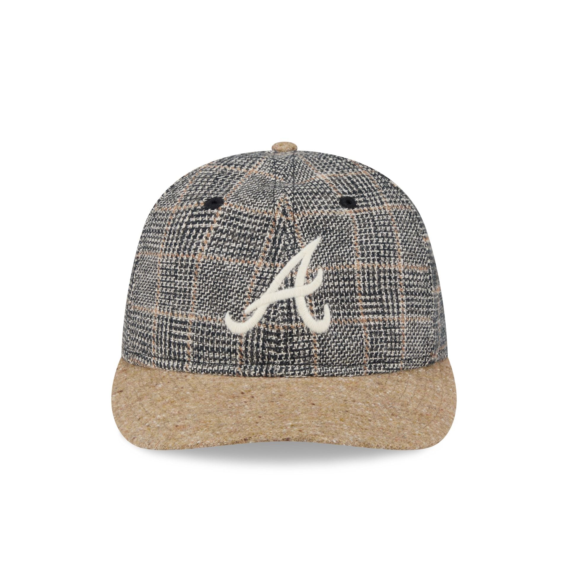 Atlanta Braves Three Looms Vintage Tweed Retro Crown 59FIFTY Fitted Hat
