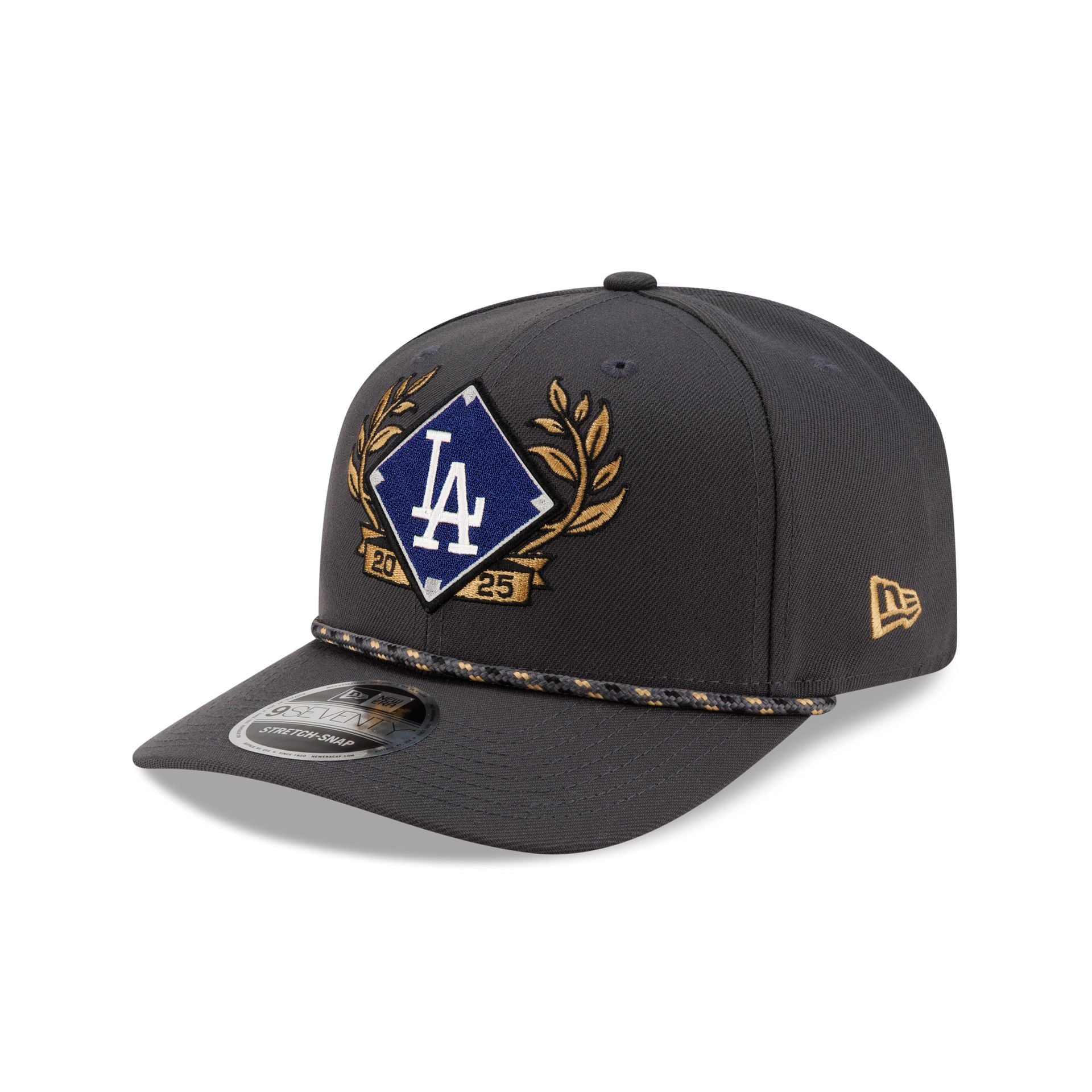 Los Angeles Dodgers 2025 NLDS Locker Room 9SEVENTY Stretch-Snap Hat