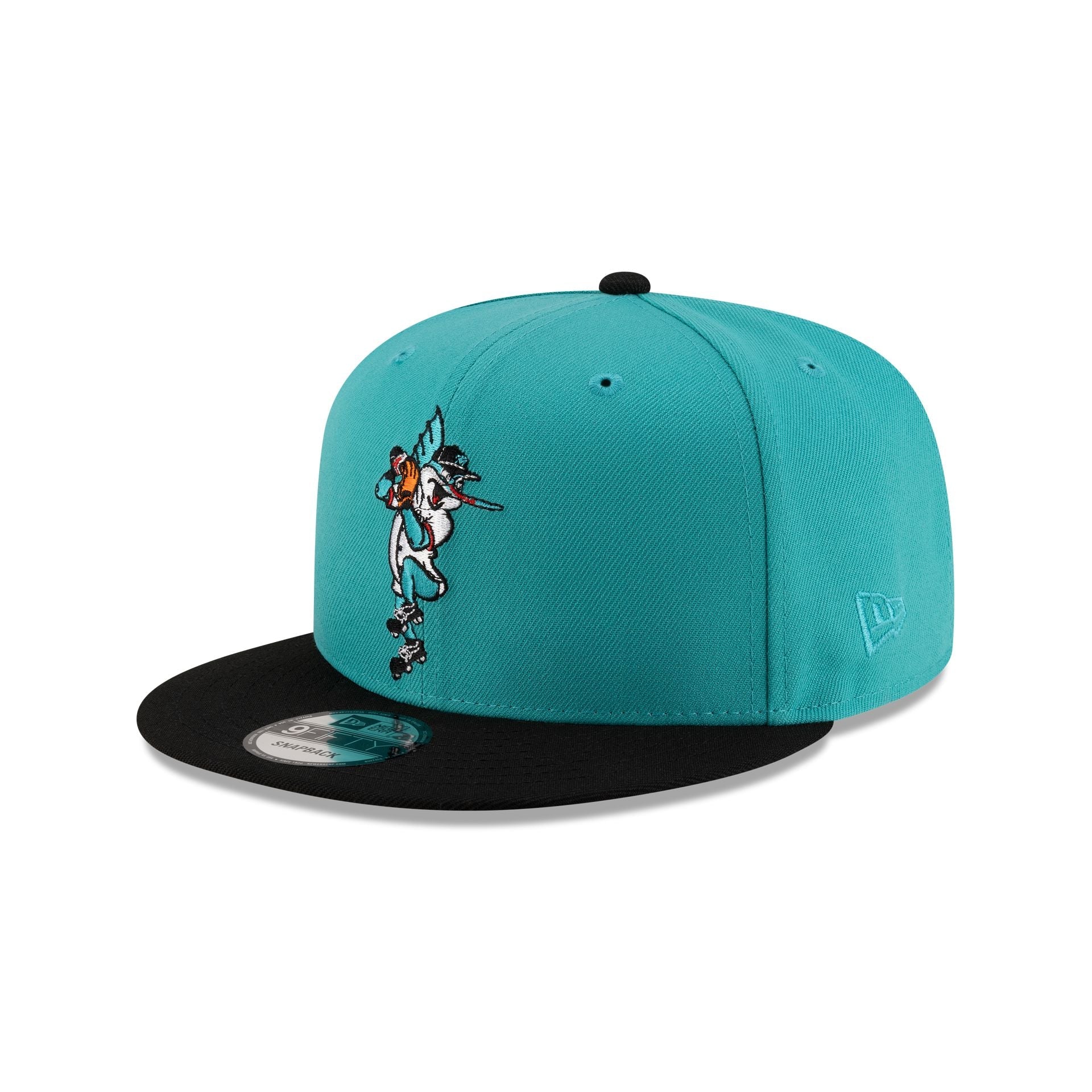Miami Marlins Mascot Blue 9FIFTY Snapback Hat