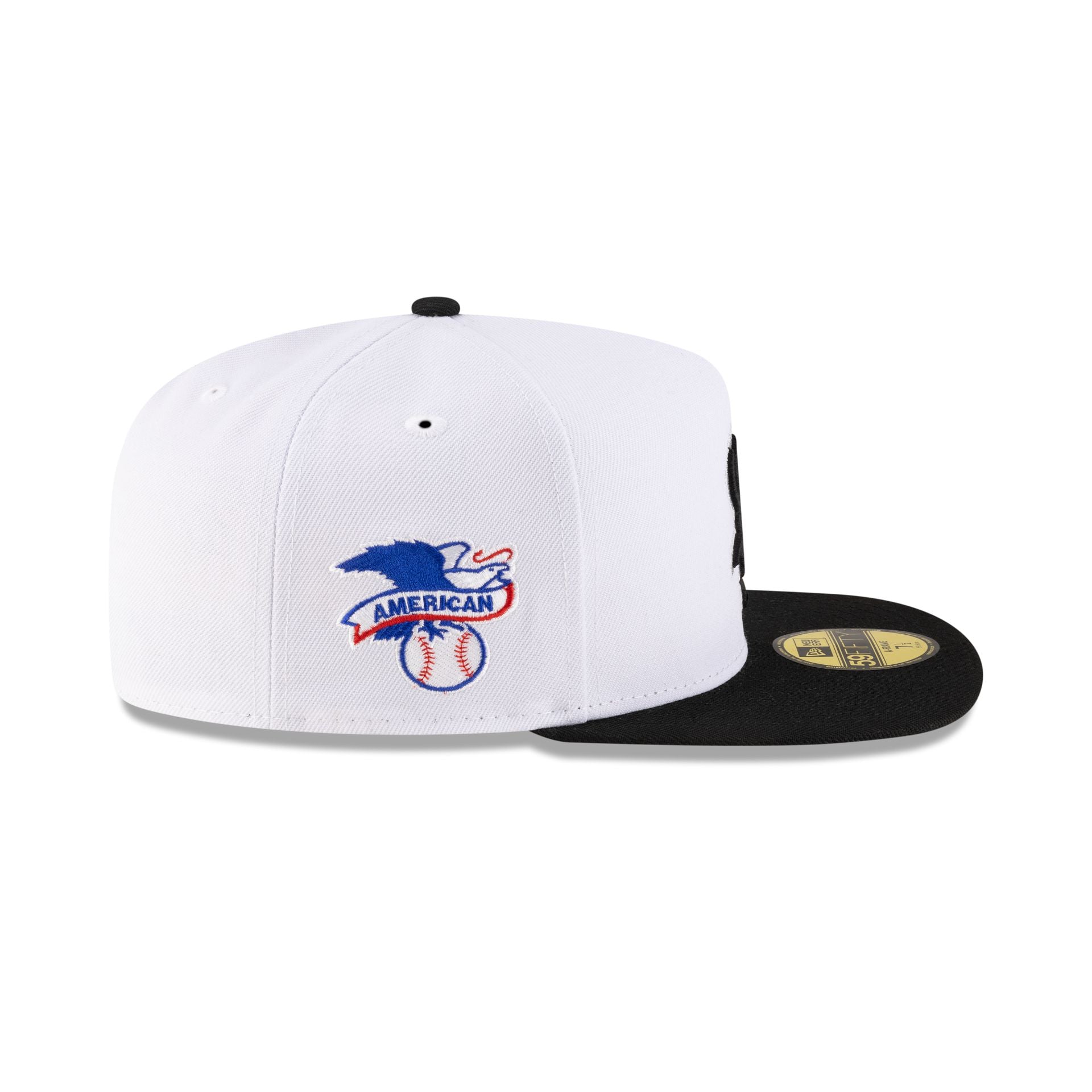 Just Caps League Sidepatch Optic White Chicago White Sox 59FIFTY A-Frame Fitted Hat