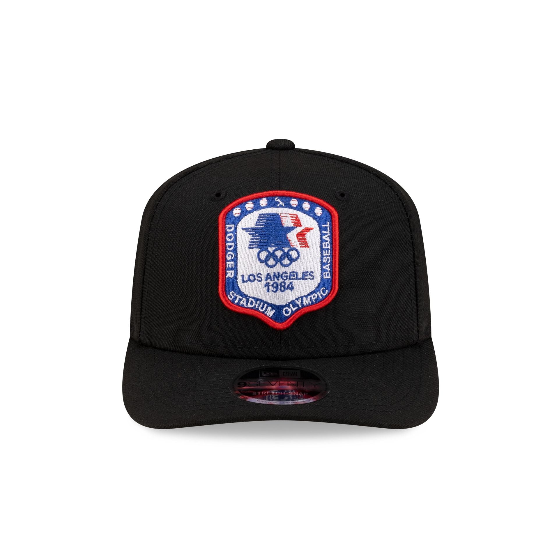 Los Angeles Dodgers 1984 Olympics Black 9SEVENTY Stretch-Snap Hat