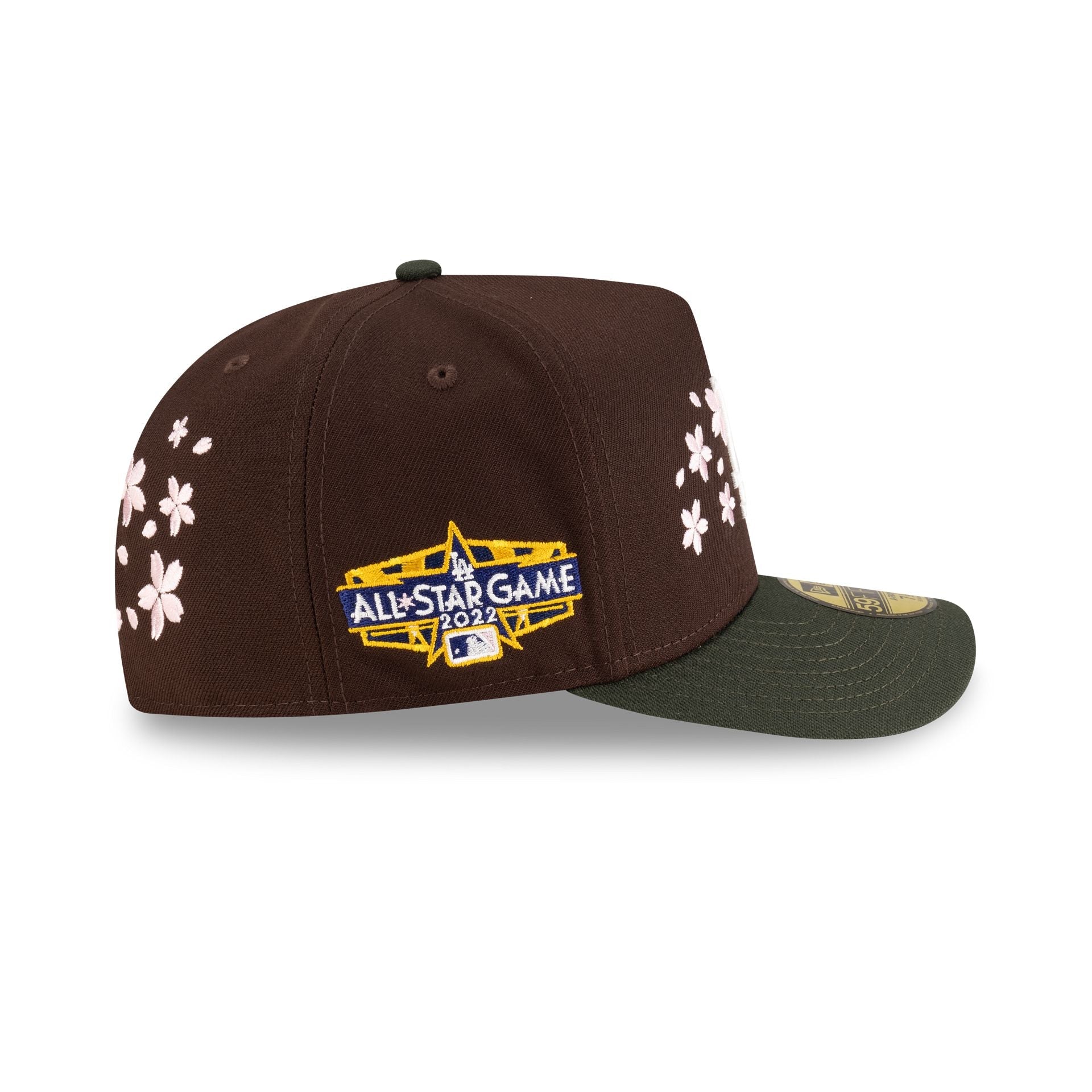 Just Caps Cherry Blossom Los Angeles Dodgers 59FIFTY A-Frame Fitted Hat