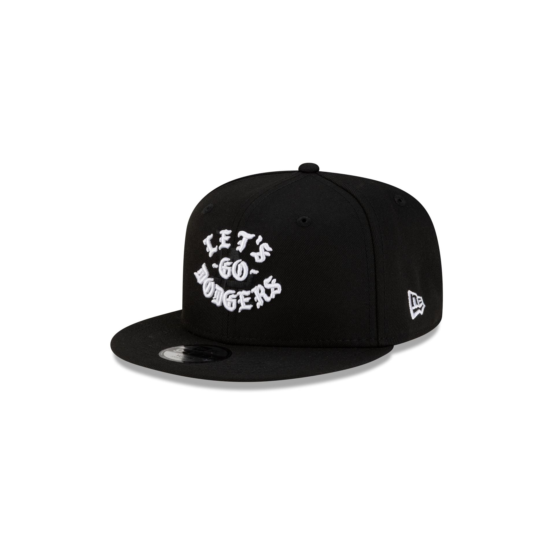 Born x Raised x Los Angeles Dodgers Let's Go World Series Kids Black 9FIFTY Snapback Hat