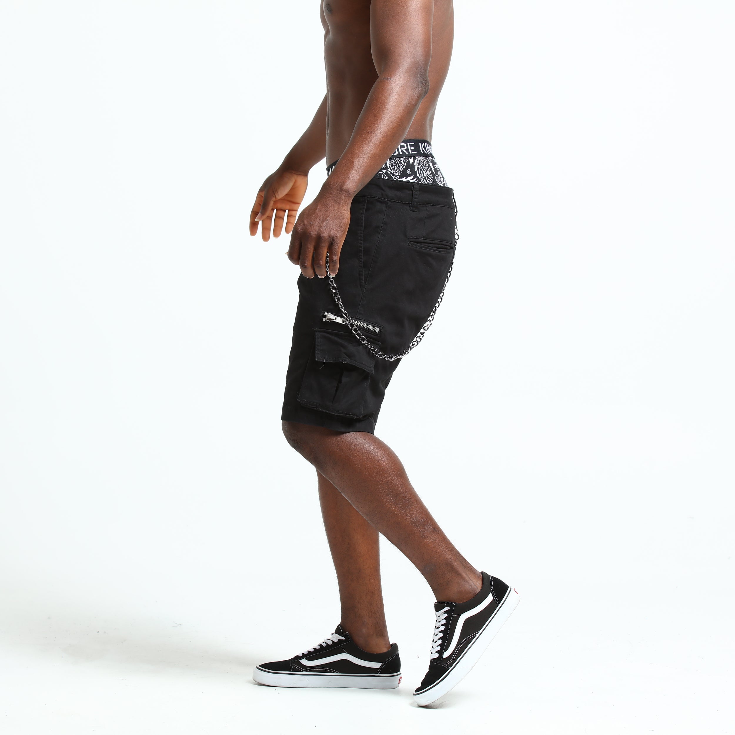 Nana Judy Federal Cargo Short Black