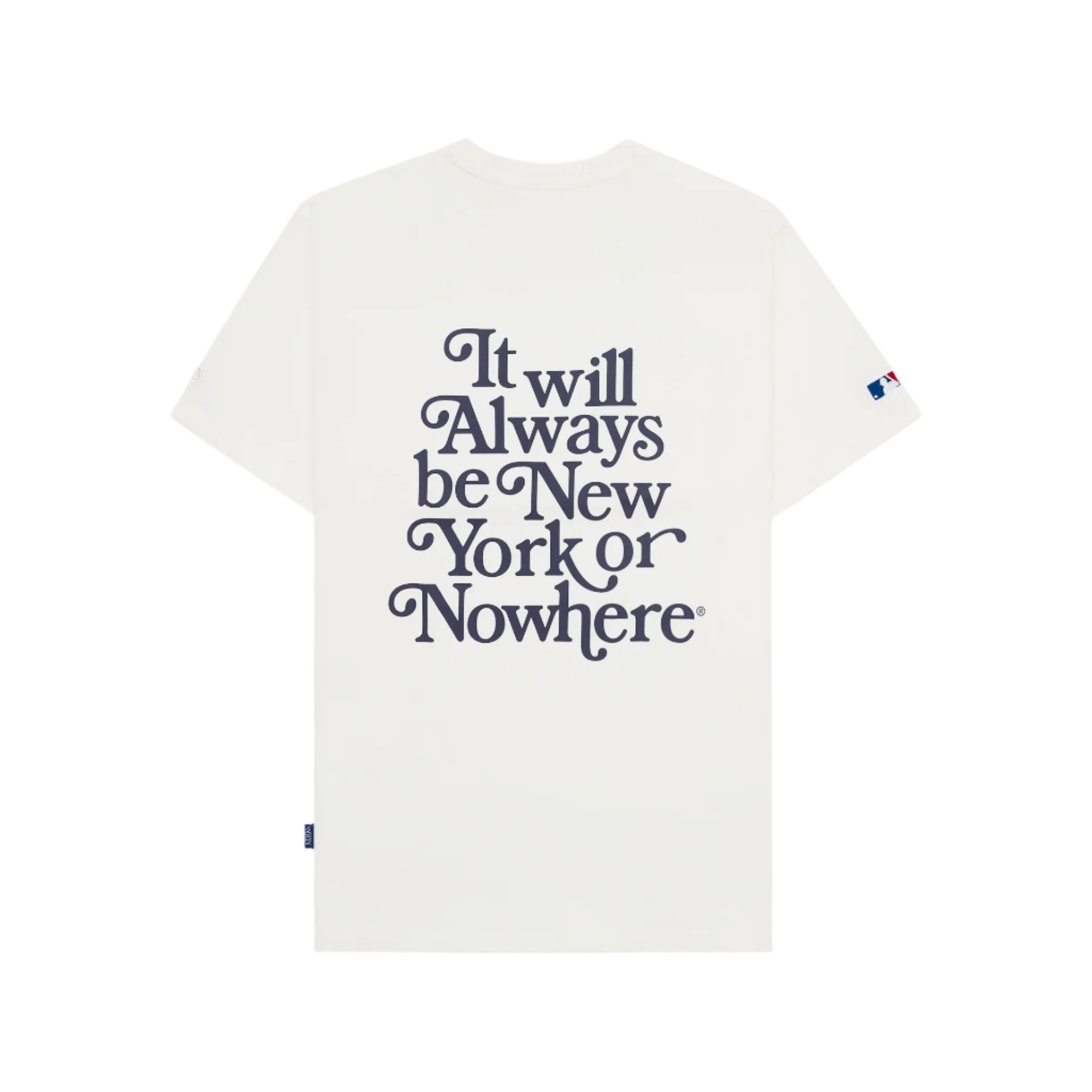 New York or Nowhere x New York Yankees White Motto Short-Sleeve T-Shirt