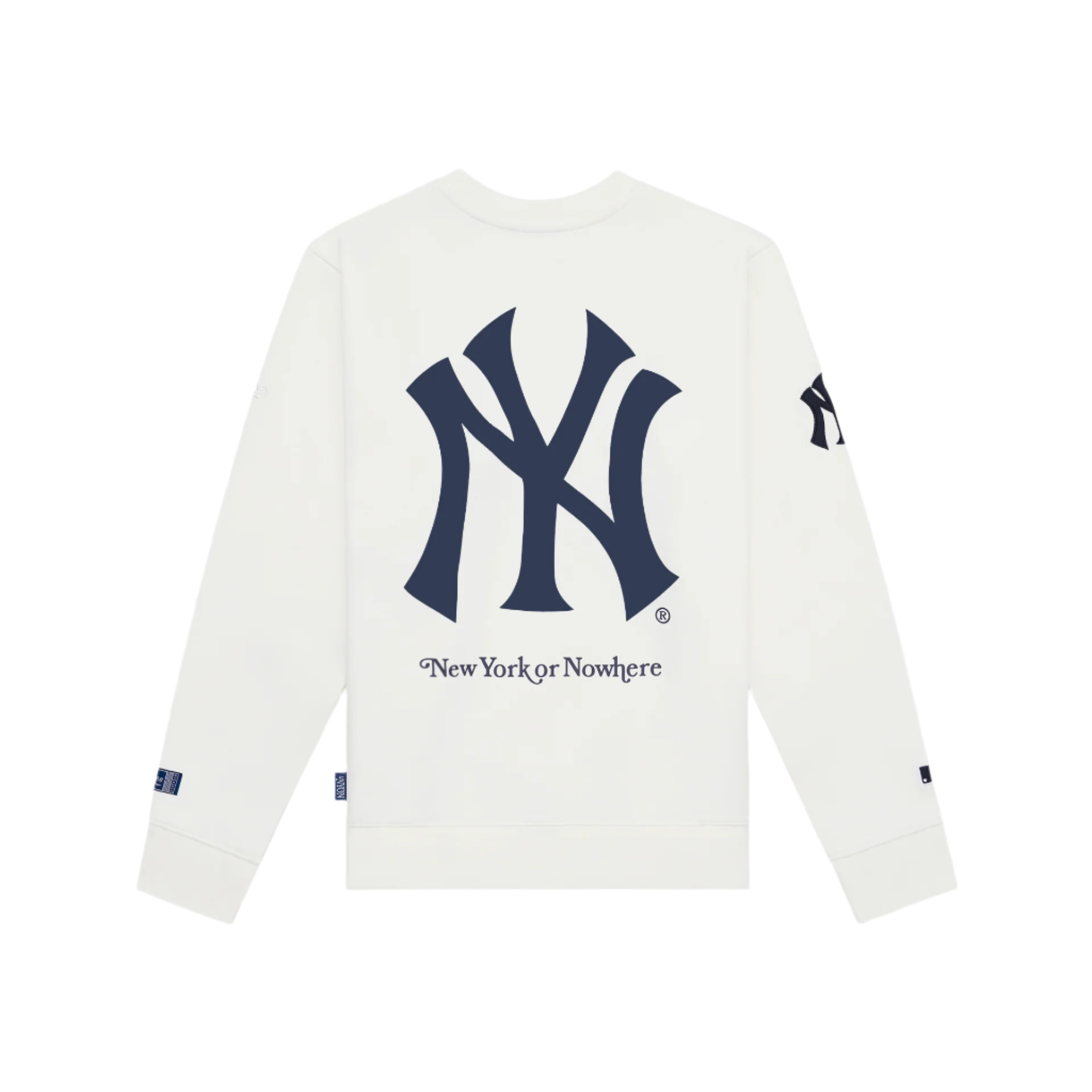 New York or Nowhere x New York Yankees Optic White Crewneck