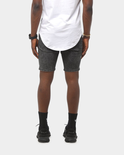 Saint Morta Thrashed Short Black Stonewash