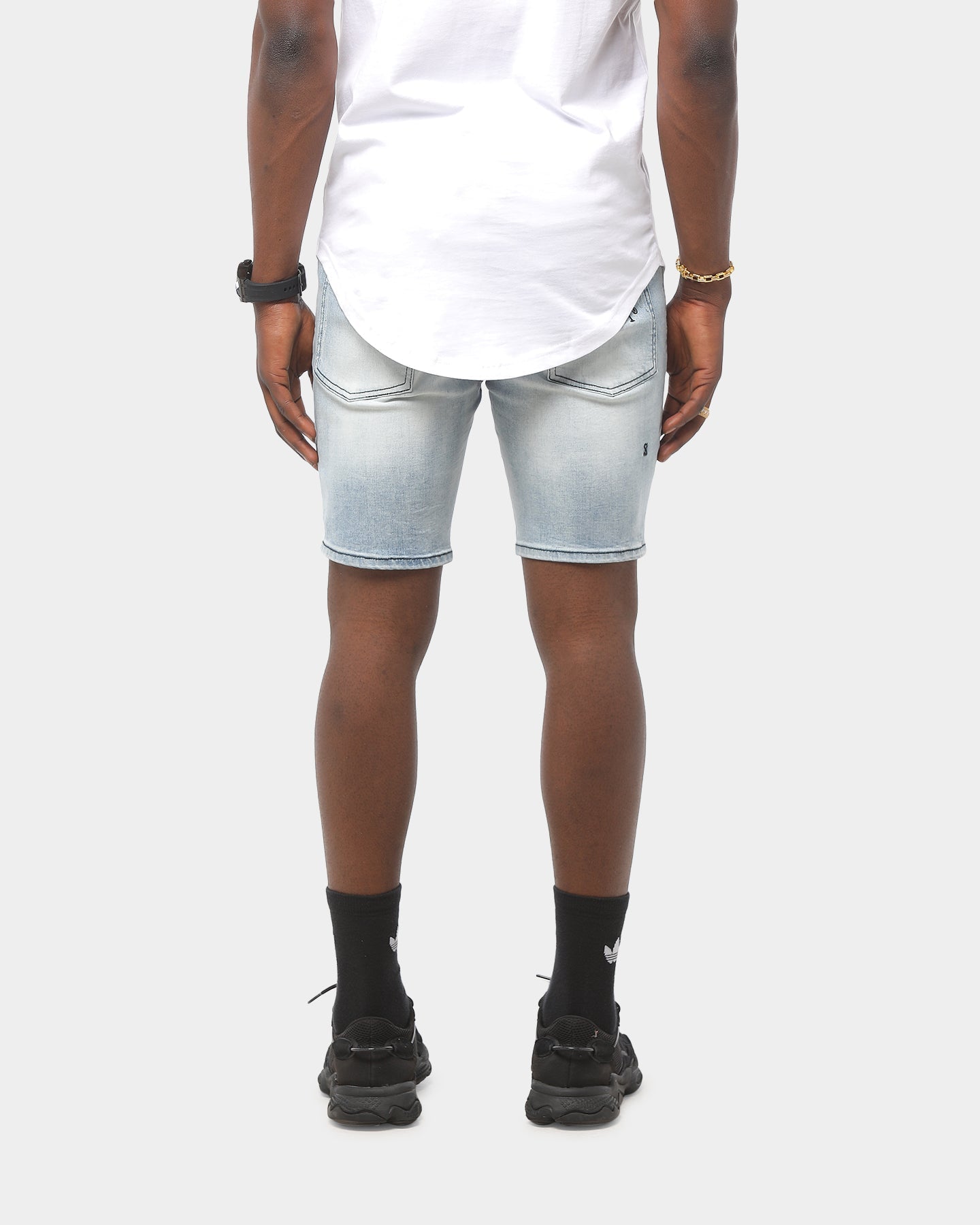 Saint Morta Thrashed Short Medium Blue