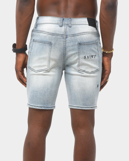 Saint Morta Thrashed Short Medium Blue