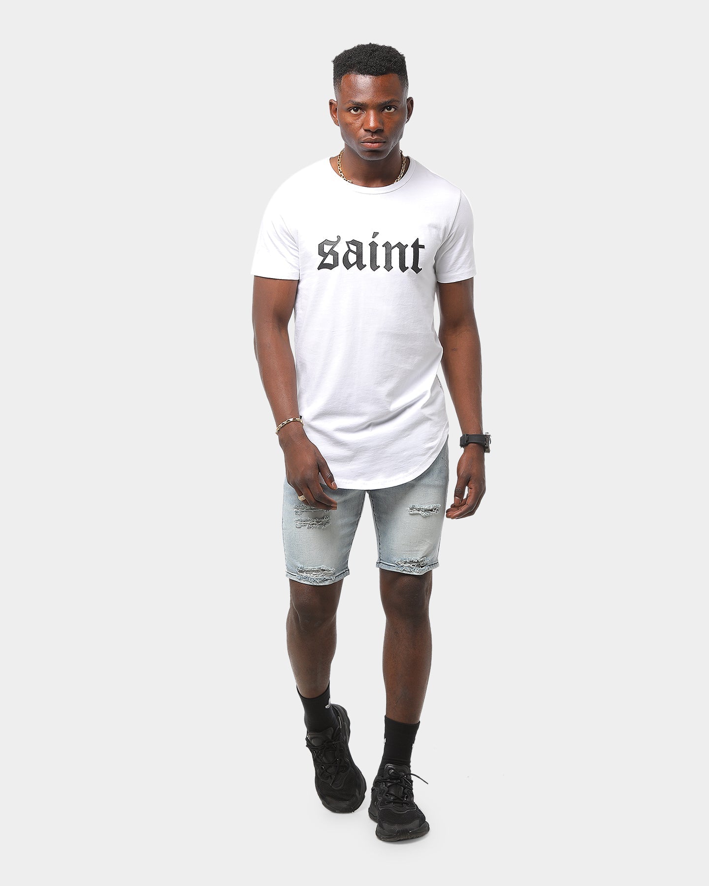 Saint Morta Thrashed Short Medium Blue