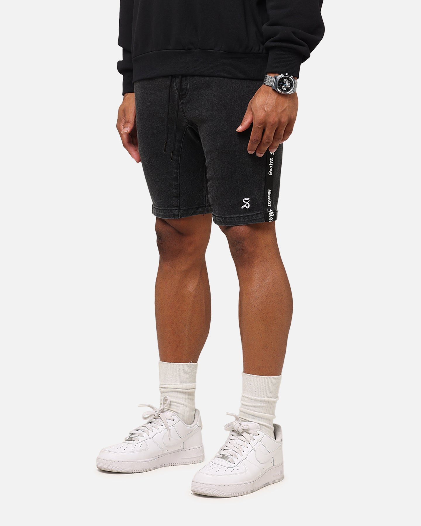 Saint Morta Sport X Walk Shorts Black Shadow