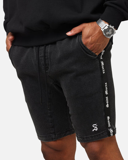 Saint Morta Sport X Walk Shorts Black Shadow
