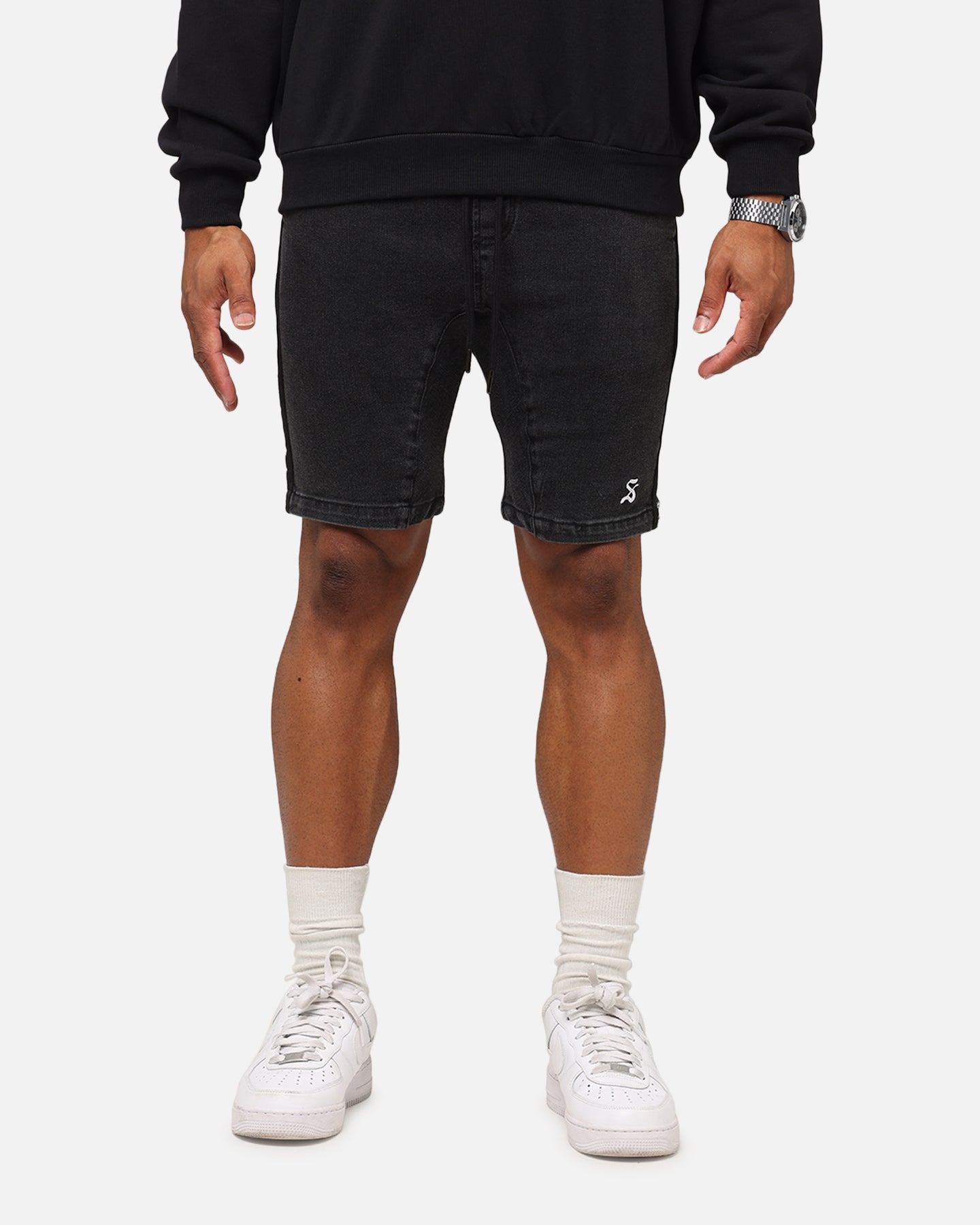 Saint Morta Sport X Walk Shorts Black Shadow