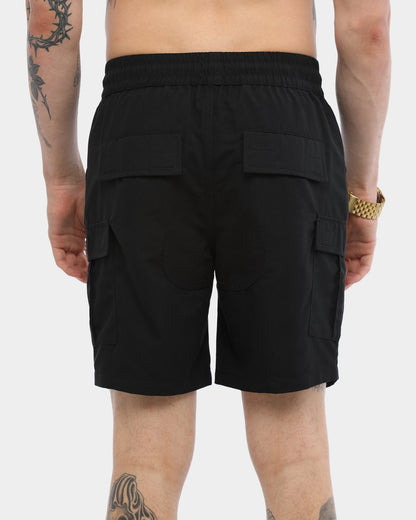 Carré Rev 001 Cargo Shorts Black
