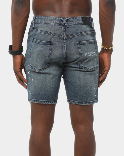 Saint Morta Artisan Biker Short Superwash Blue