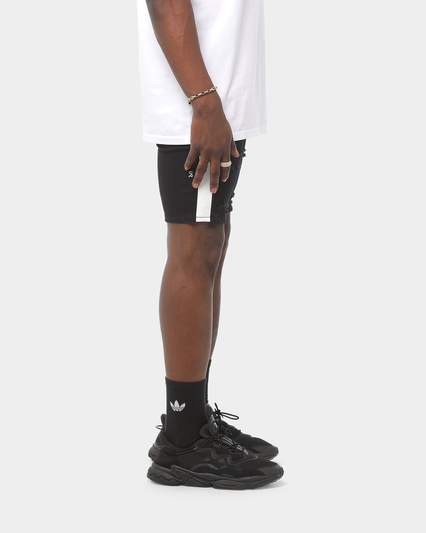 Saint Morta Racer Thrashed Short Black/White