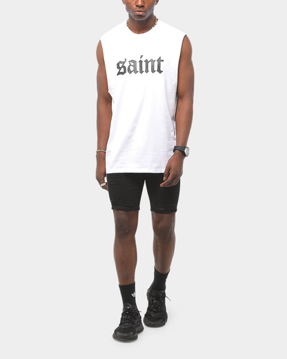 Saint Morta Racer Thrashed Short Black/White