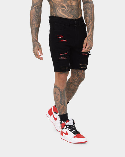 Saint Morta Bandana Summum Shorts Black/Red