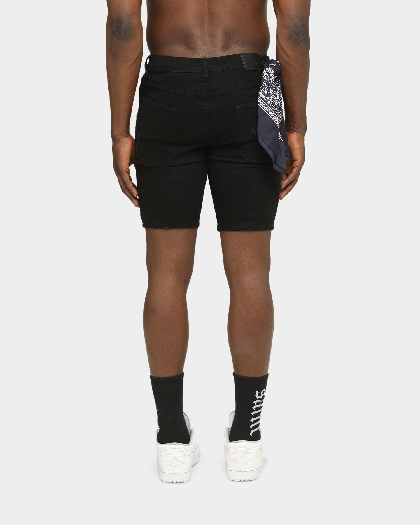 Saint Morta Bandana Summum Shorts Black/Navy