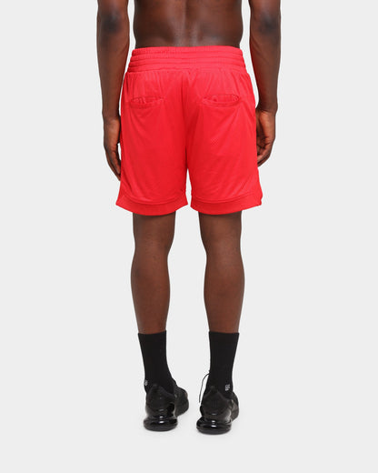 Saint Morta Warrior Basketball Shorts Red