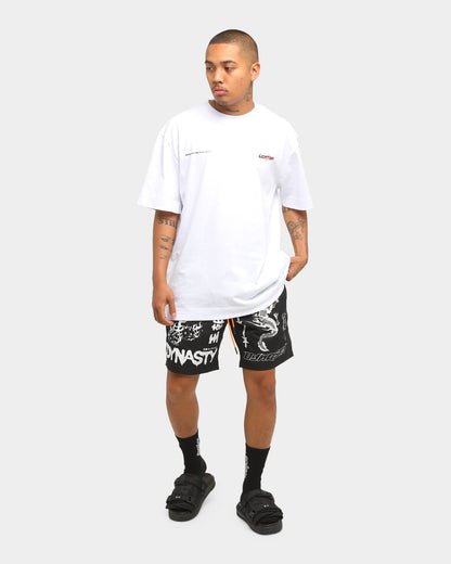 Loiter NYC Men's Dragon Dynasty Multi Logo Short Black