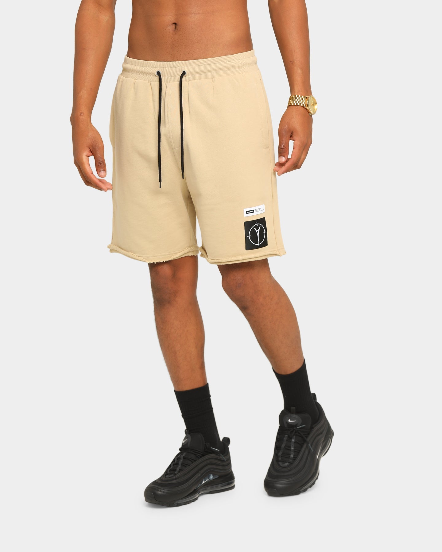 Carré Utilitaire Rugueux Shorts Stone