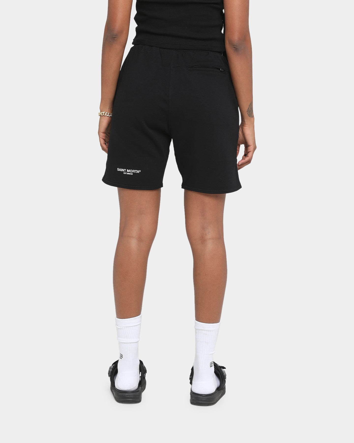 Saint Morta Off Court Street Shorts Black