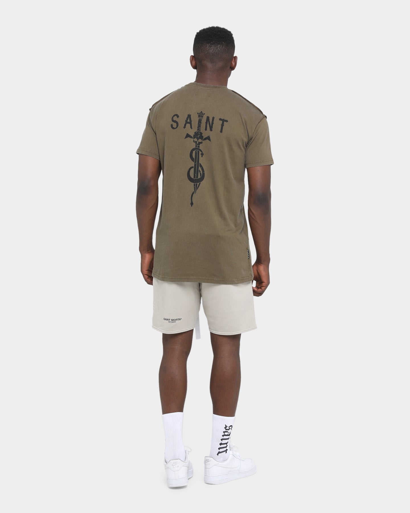 Saint Morta Off Court Street Shorts Fog