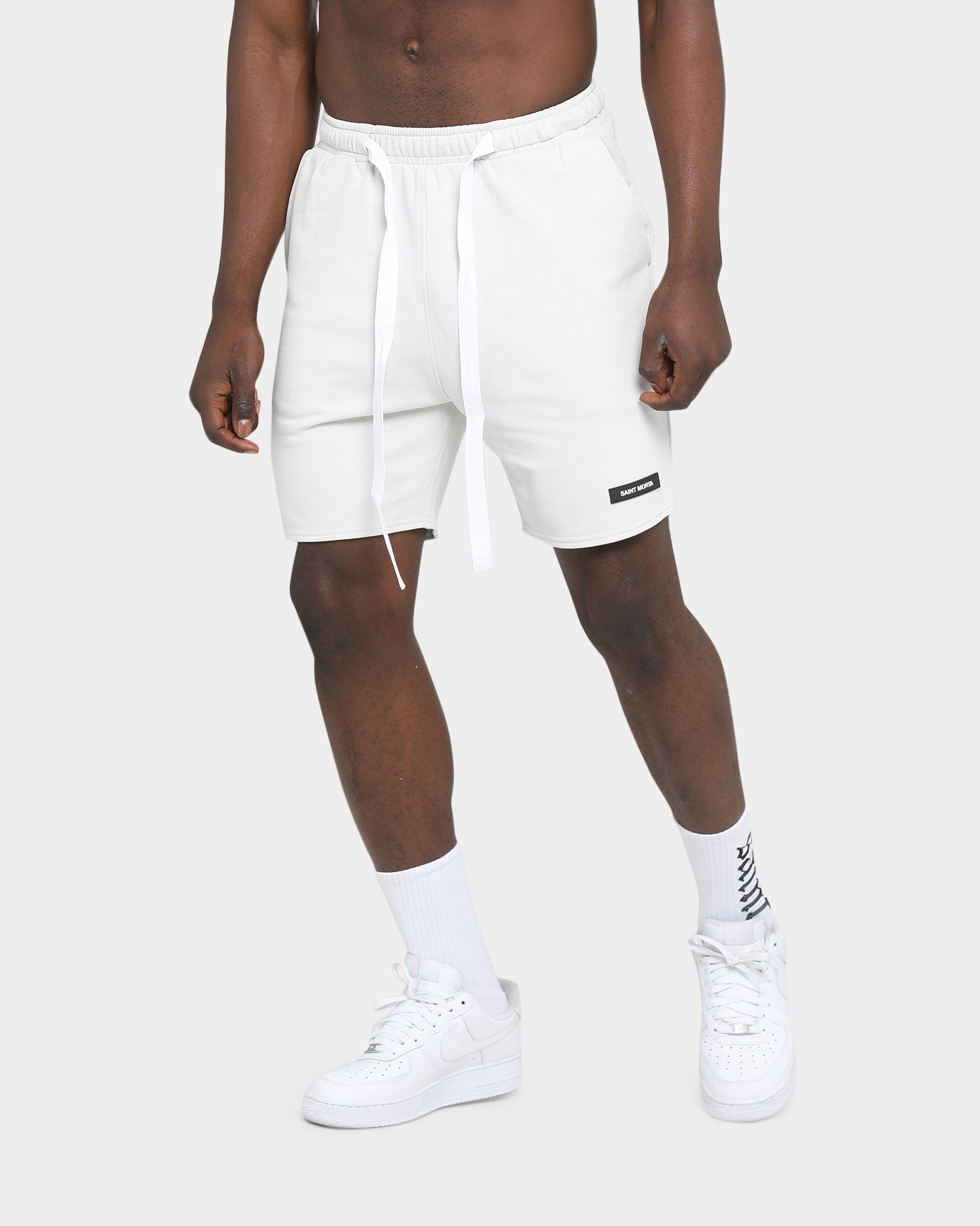 Saint Morta Off Court Street Shorts Light Grey