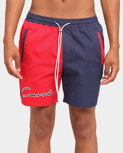 Carré Paris City 2 Tone Shorts Navy/Red
