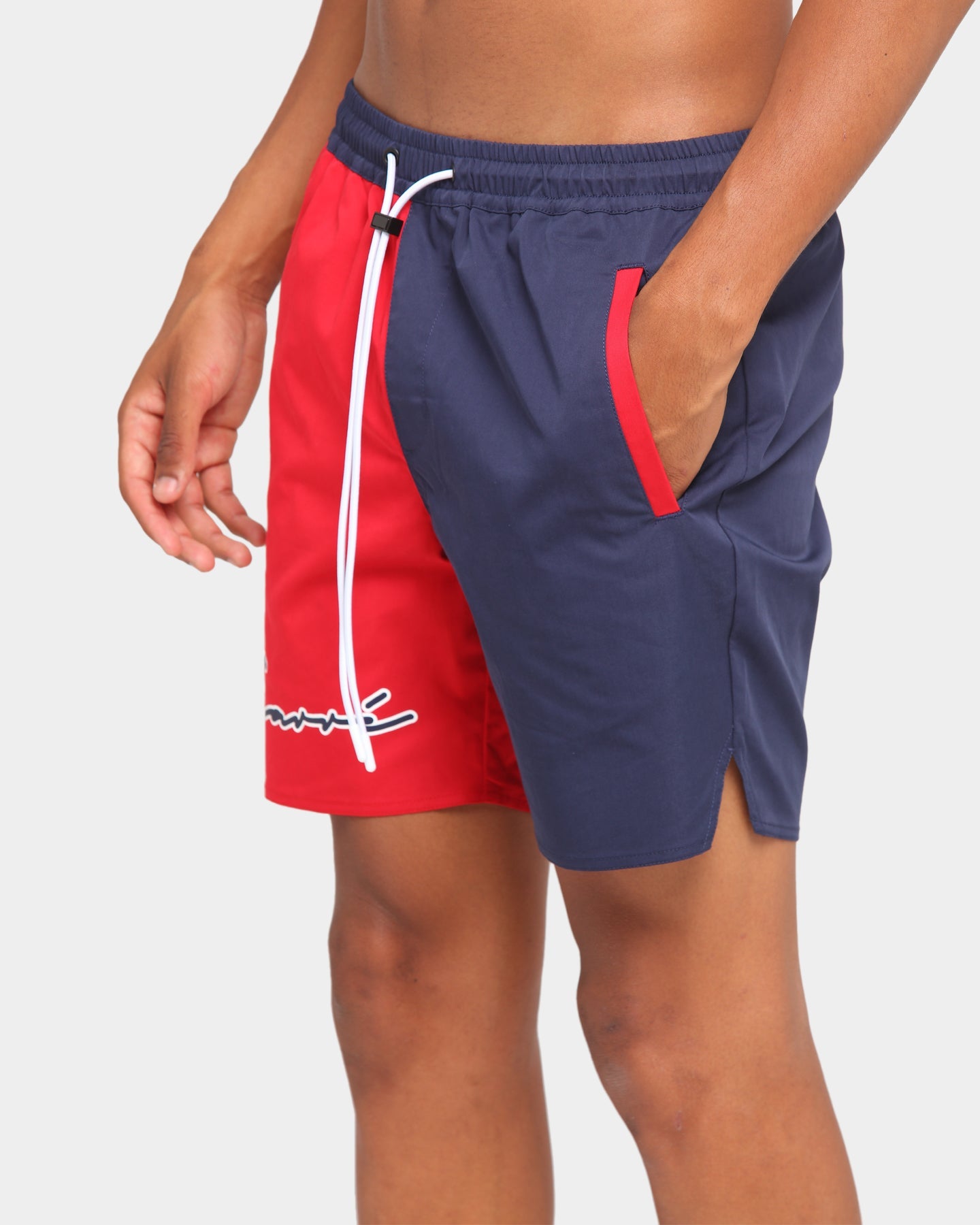 Carré Paris City 2 Tone Shorts Navy/Red