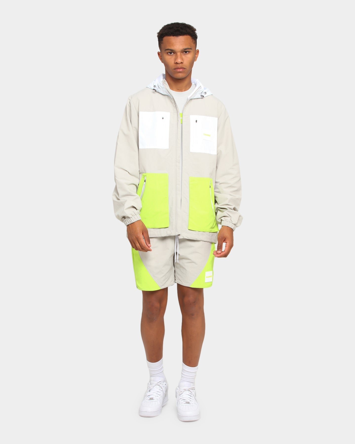 Carré Objectif Shorts Grey/Green