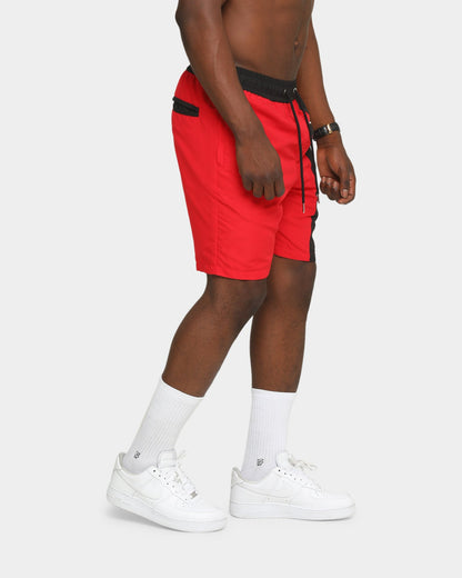 Carré Men's Side Piece Track Short Red/Black