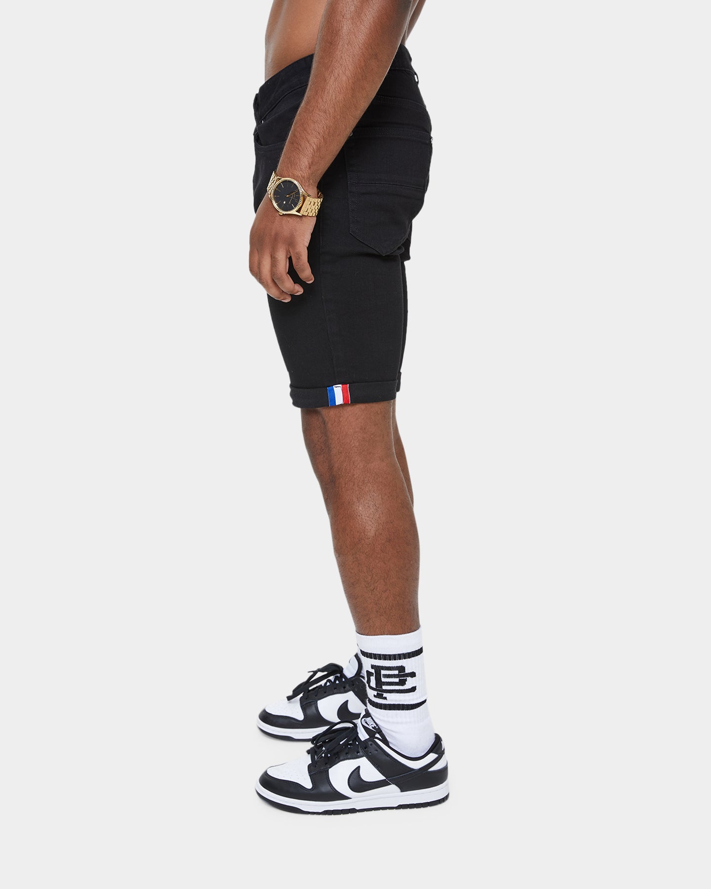 Carré Classique Jean Short Black