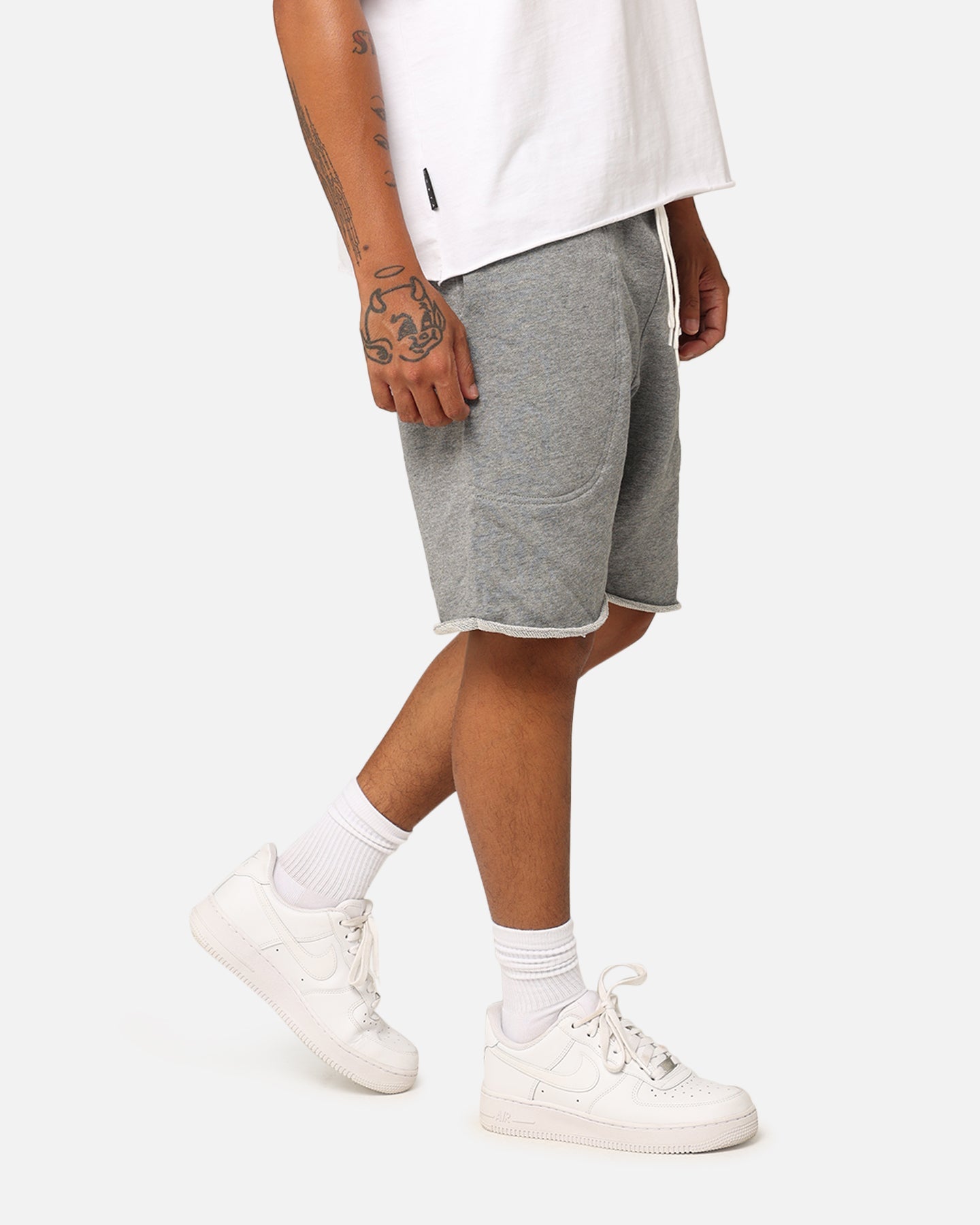 AS Colour Fleece Shorts Steel