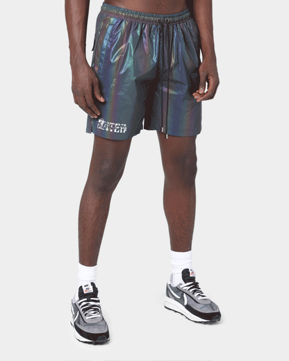 Loiter Reflective Walk Shorts Multi Coloured