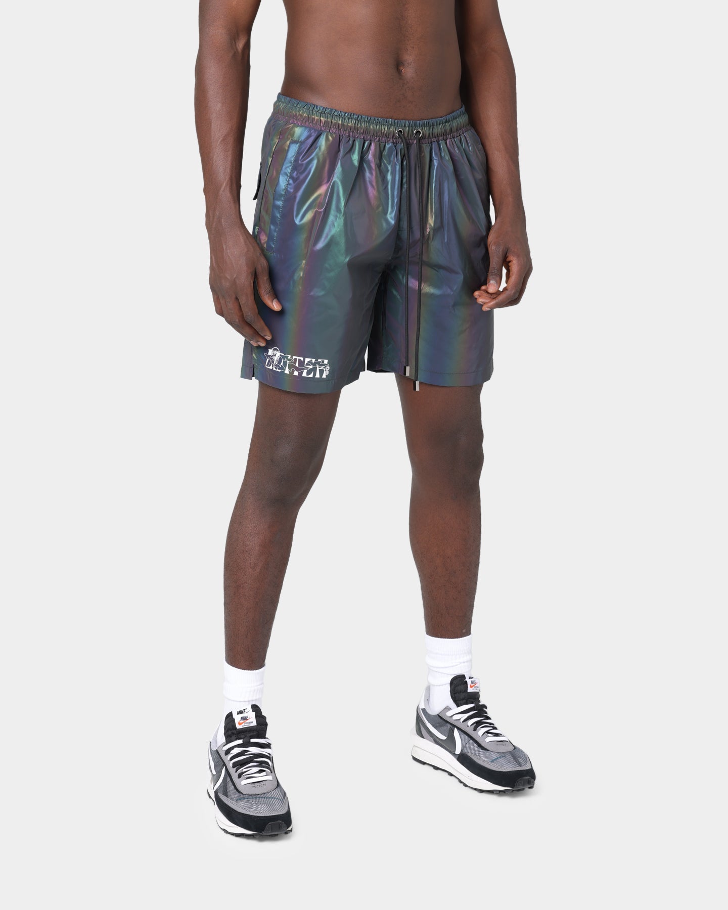 Loiter Reflective Walk Shorts Multi Coloured