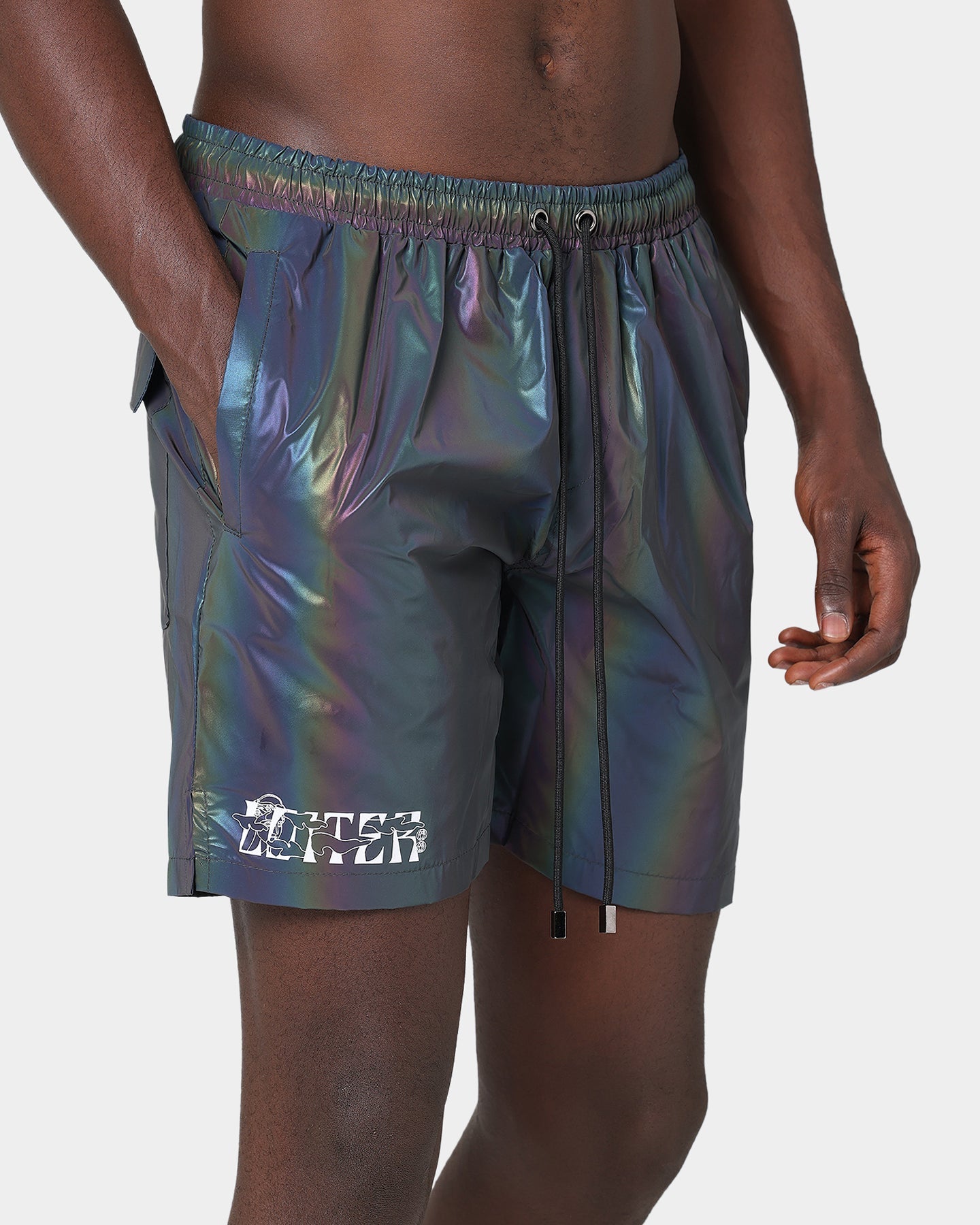 Loiter Reflective Walk Shorts Multi Coloured