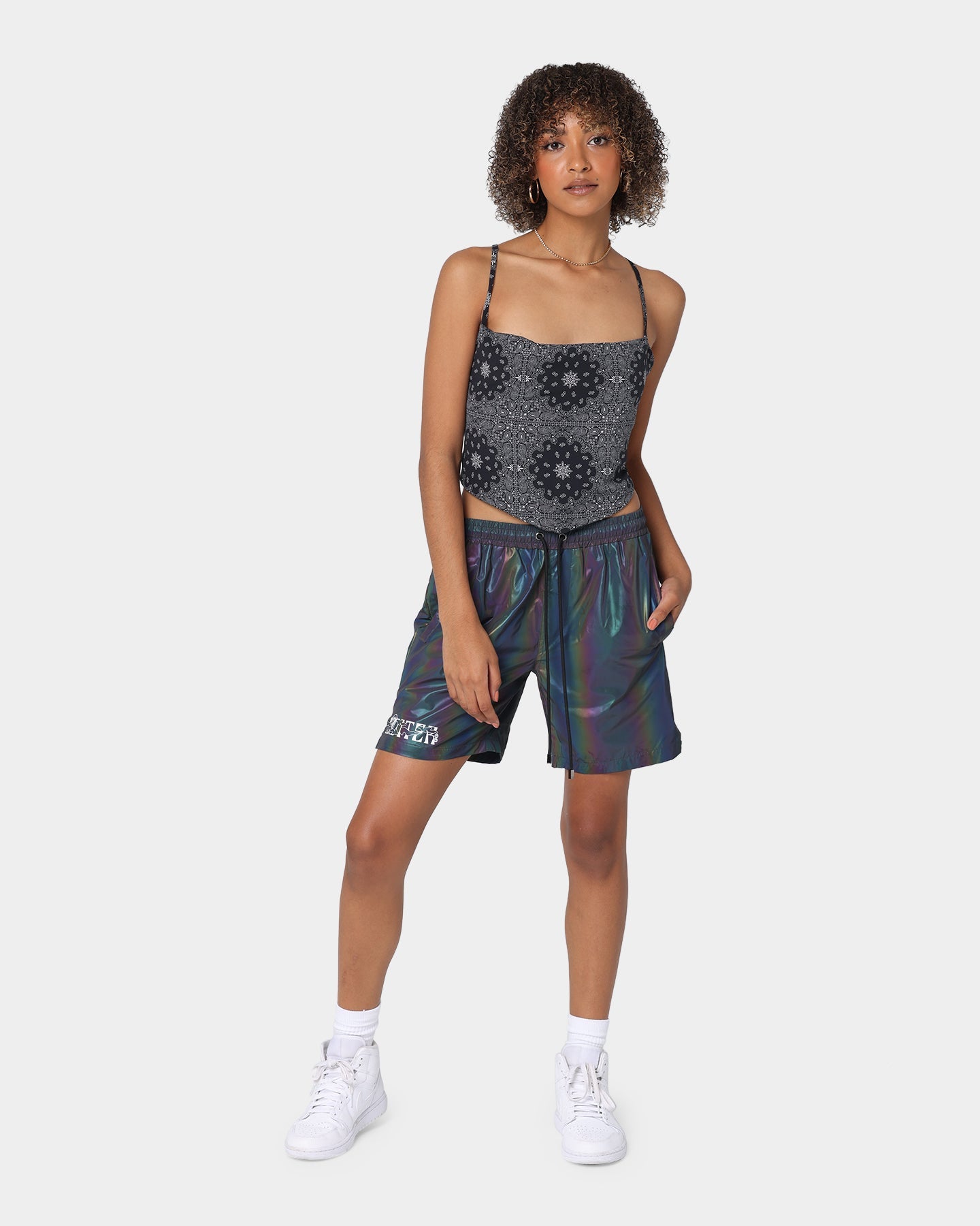 Loiter Reflective Walk Shorts Multi Coloured