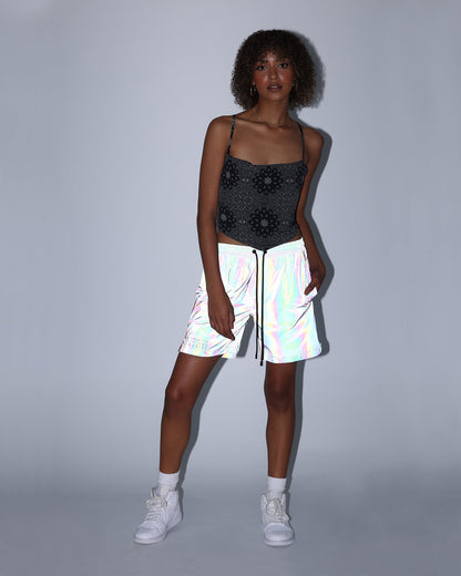 Loiter Reflective Walk Shorts Multi Coloured