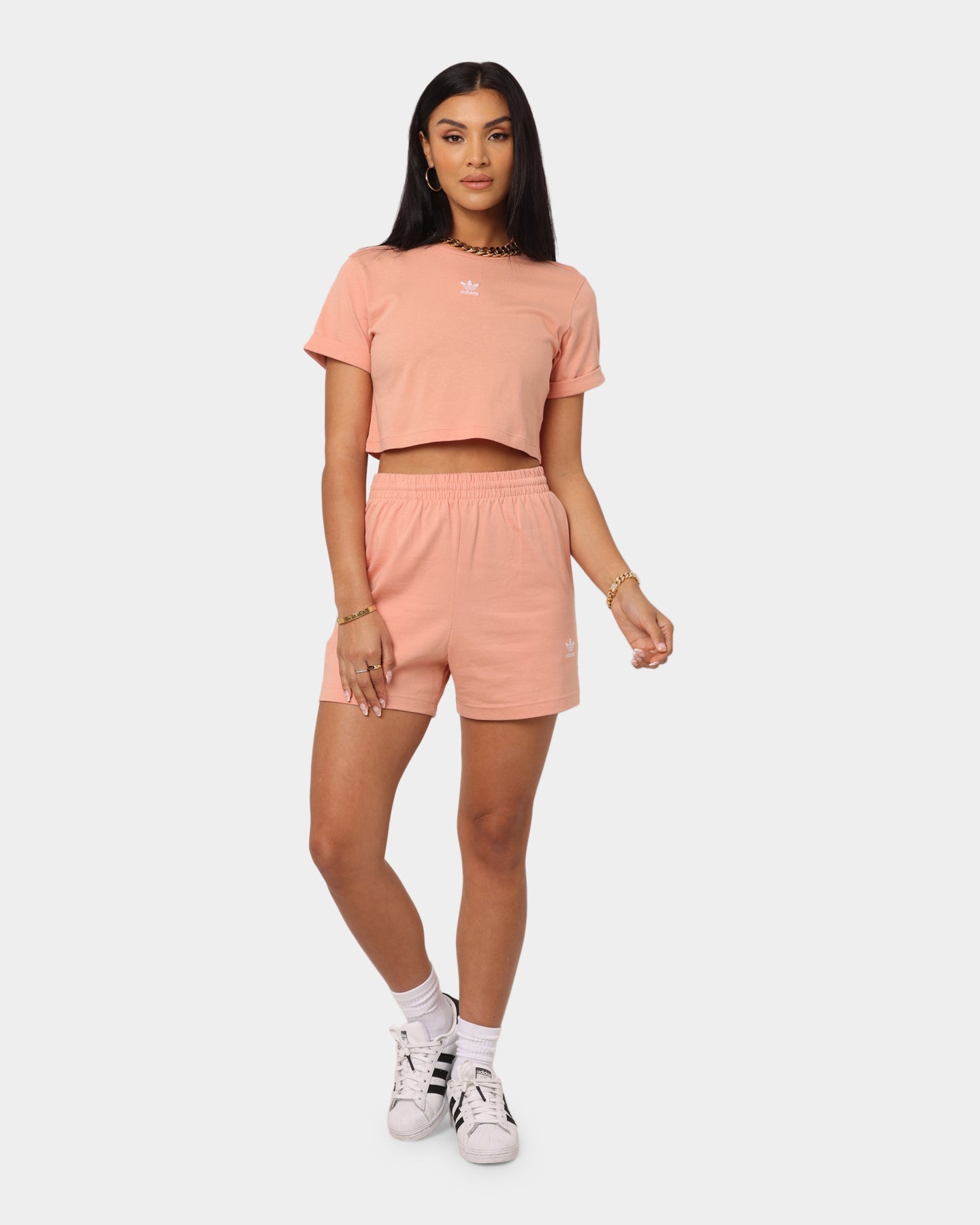 Adidas Women's Adicolour Essentials Shorts Blush