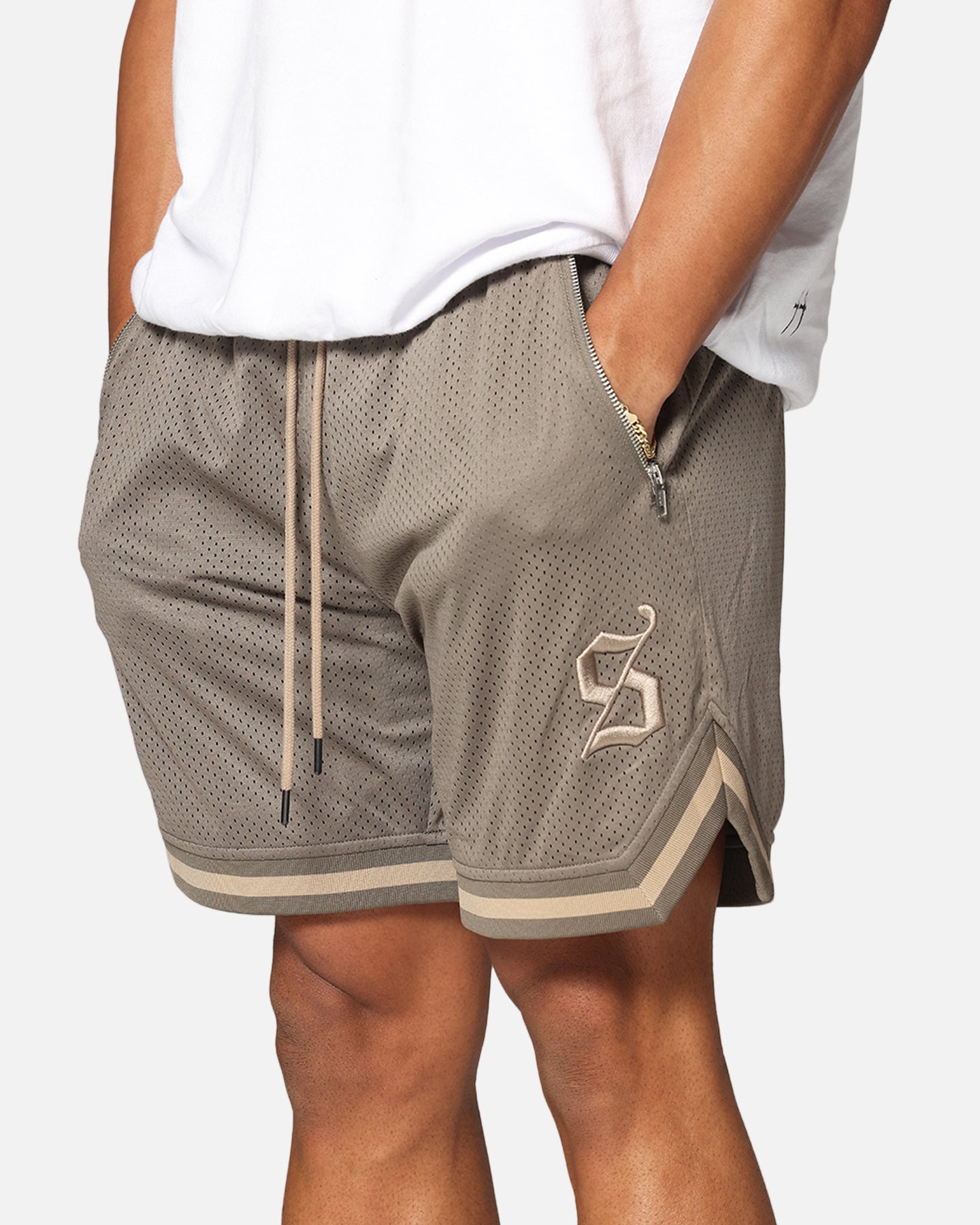 Saint Morta Envogue Allstar Basketball Shorts Dark Brown