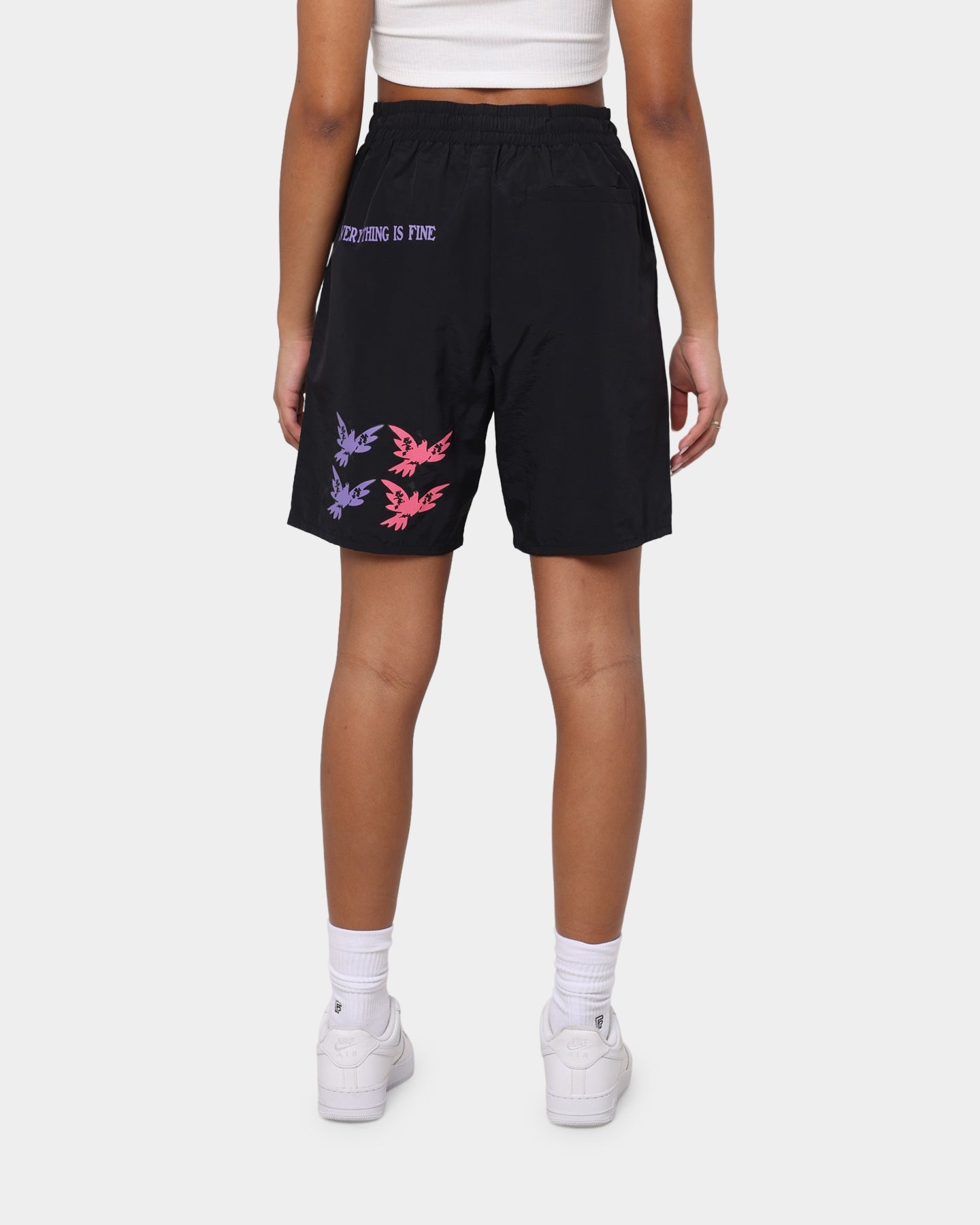 Loiter Trippy Walk Shorts Black
