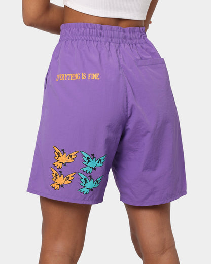 Loiter Trippy Walk Shorts Purple