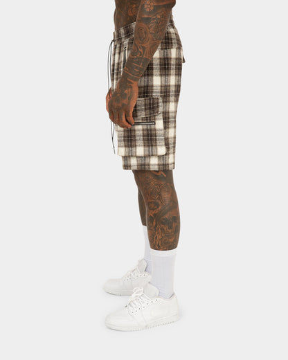 XXIII Plaid Cargo Shorts Plaid