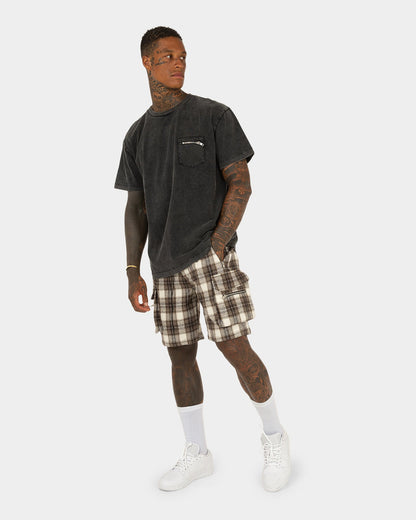 XXIII Plaid Cargo Shorts Plaid