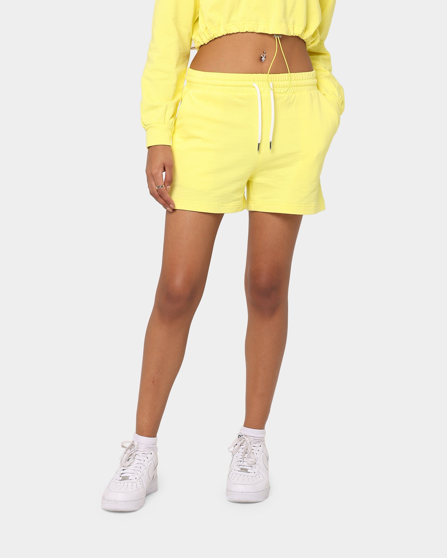 XXII Women's Elastic Waist Short Yellow