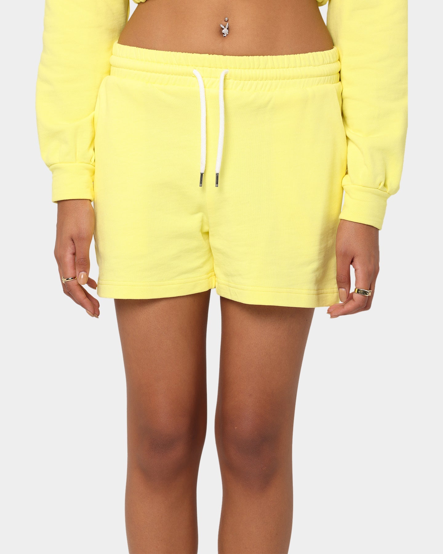 XXII Women's Elastic Waist Short Yellow