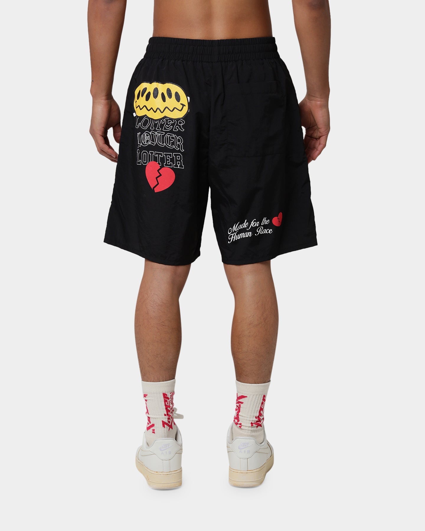 Loiter Freedom Multi Logo Shorts Black