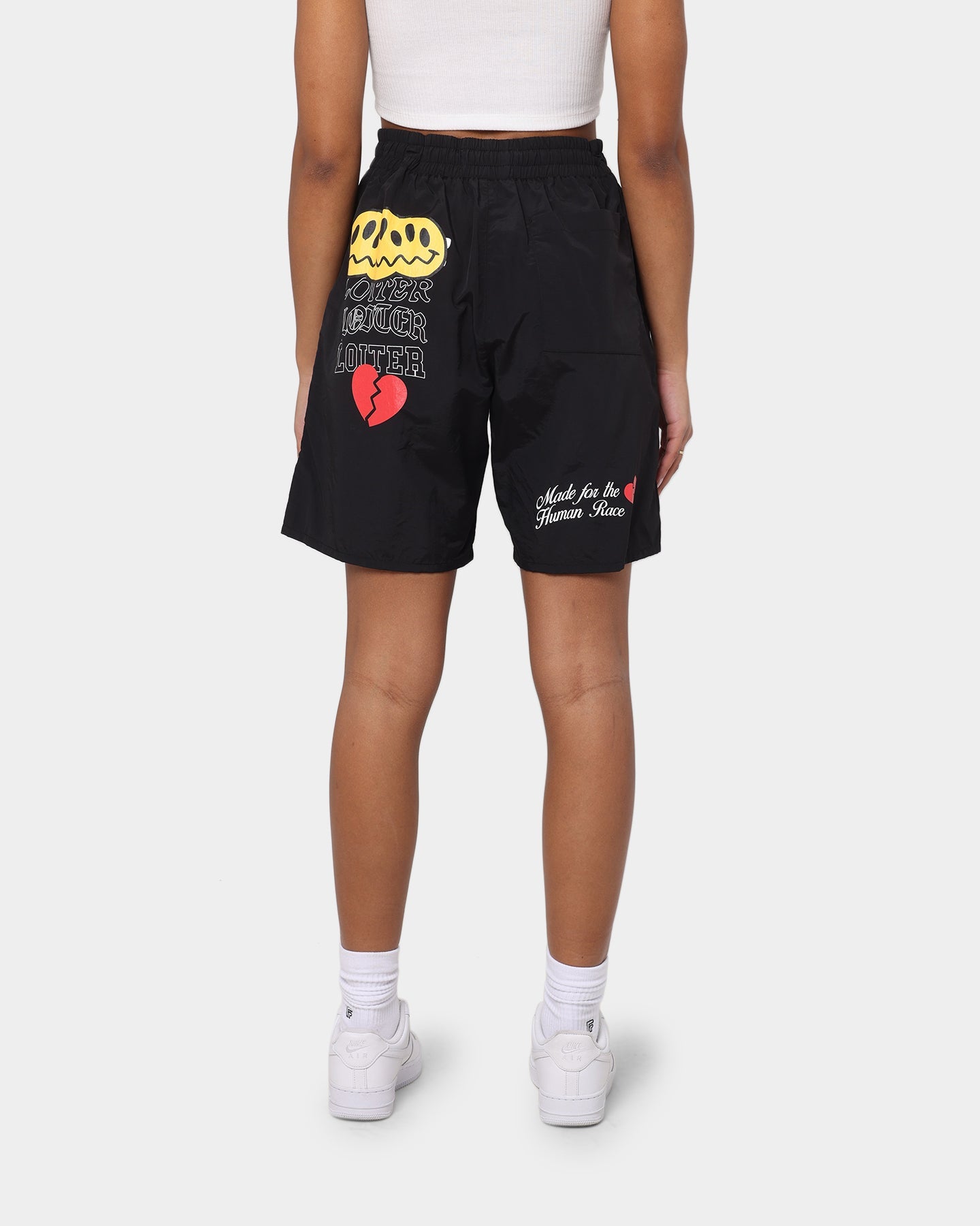 Loiter Freedom Multi Logo Shorts Black